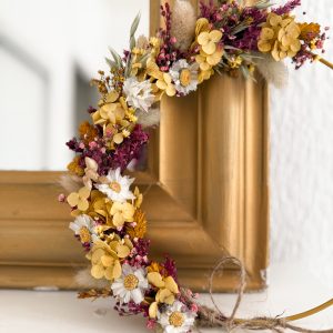 Couronne Ocre et Rose