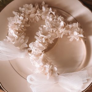 Les minis couronnes d’hortensias